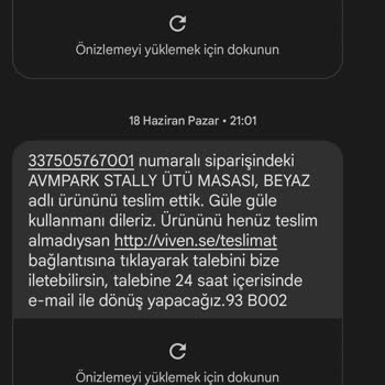 Vivense Siparişim 1 Buçuk Aydır Teslim Edilmedi, Teslim Edildi Yazıyorlar
