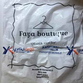 Faya Boutique Boş Kargo Paketi