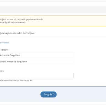 YEDAŞ Yeşilırmak Elektrik Perakende Satış Şirketi'ne Bireysel Abonelik Başvurusu Hatası