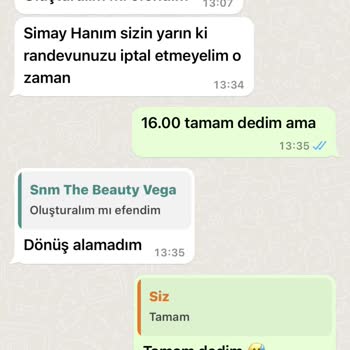 The Beauty Studio Snm Beauty De Randevu Hataları
