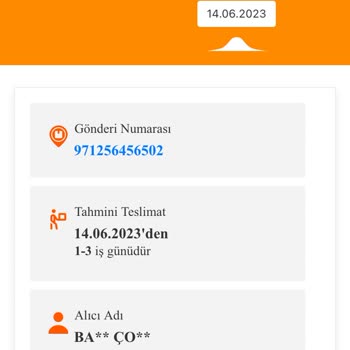 MNG Kargo 971256456502 Takip No İle Yapılan Gönderimde Sorun