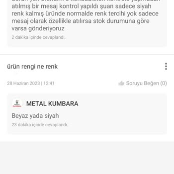 Trendyol U Aradım Satıcı Hakkında Şikayet Platformumuz Yok Dediler.