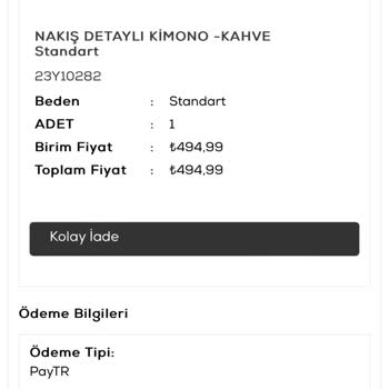 Mue Prive Web Sayfasından Aldığım Ürün Gönderilmedi!