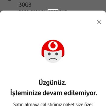 Vodafone Verdiği Taahhüde Uymuyor. Paketimi Tanımlamıyor.
