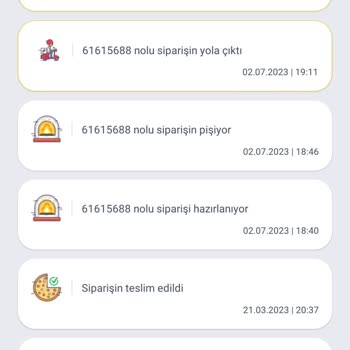 Domino's Pizza Geç Ele Ulasan Sipariş