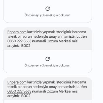 Enpara Kredi Kartı Hatası