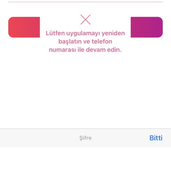 Gardrops Uygulamaya Giriş Yapamıyorum