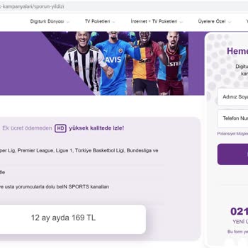 Digiturk Sporun Yıldızı Paketi Eski-Yeni Üye Astronomik Fiyat Farkı