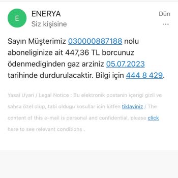 Enerya Konya Yüksek Gelen Fatura Bedava Dogalgaz Bole Mi Oluyor