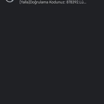 Yalla Nxtele Astcom Uygulama Bana Doğrulama Kodu Gönderiyor