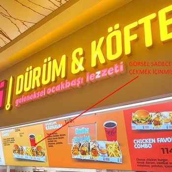 Etişleri Dürüm&köfte Kokmuş ve Eksik Ürün Verdi, Paramızı İade Etmedi