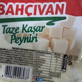 Bahçıvan Marka Kaşar Peynirin İçinde Ne Olduğu Belli Olmayan Şey?