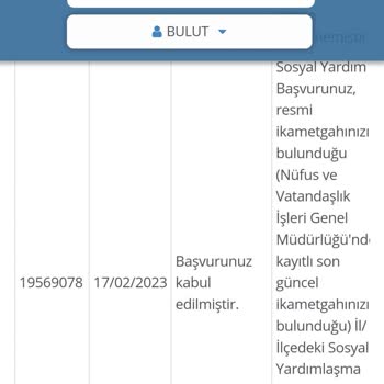 E-Devlet (Turkiye.gov.tr) Sosyal Yardım Başvurum Kabul Edildi Param Yatmadı