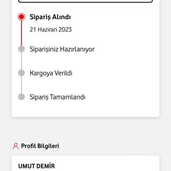 Vodafone Uzayan Cihaz Teslimatı