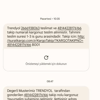 Sürat Kargo Siparişimi Teslimat Dışı Olduğunu Söyleyip İletmiyor