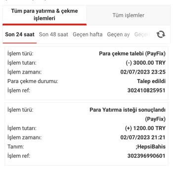 Hepsibahis Para Çekim İşlemi Yapılmıyor