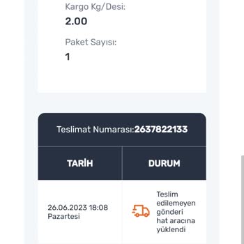 Sürat Kargo'nun Ürünü Teslim Etmeyip Satıcıyı Ve Alıcıyı Mağdur Etmesi