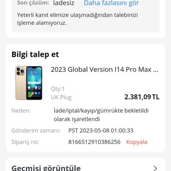 Aliexpress Anlaşmazlık Çözümü İçin Bulduğu Çözüm Hüsran
