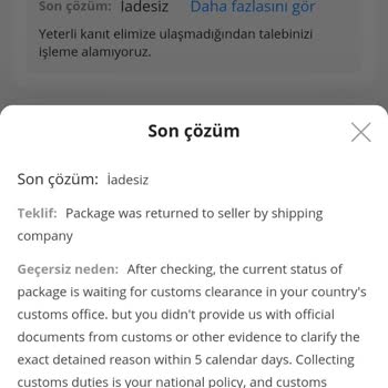 Aliexpress Anlaşmazlık Çözümü İçin Bulduğu Çözüm Hüsran
