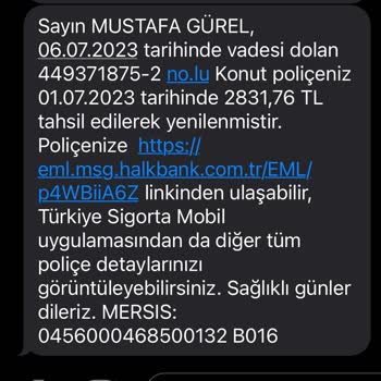 Halkbank Konut Kredisi İçin Yapılan Konut Poliçesi