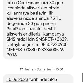 QNB Finansbank Yanıltıcı SMS Mesaj