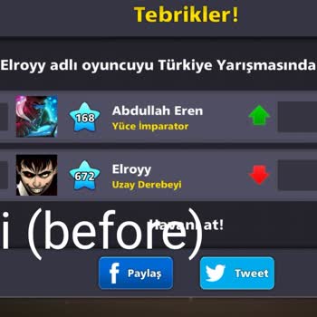 8 Ball Pool Haftalık Kazancım Sıfırlandı