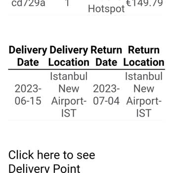 Pocket Wi-Fi Turkey Paramın İadesini Yapmıyor