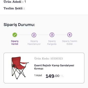 Gratis Teslim Olmayan Sipariş