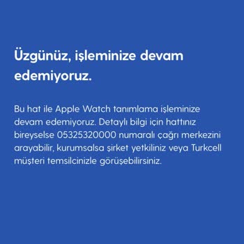 Turkcell Apple Watch Hücresel Sorunu