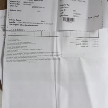 Teknosa Mağaza Eksik Sigorta Bildirimi