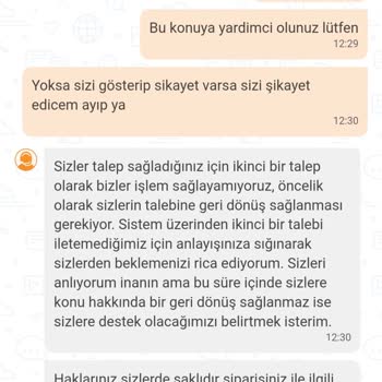 Trendyol Uyumsuz Ürün Sonucu Mağduriyet