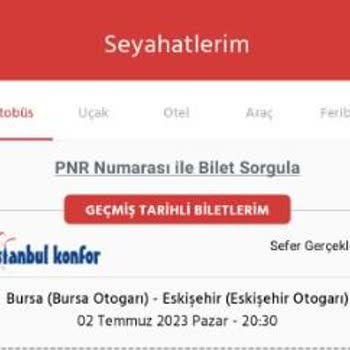 İstanbul Konfor Varış Saatinden 1 Saat 20 Dakika Sonra Vardı.