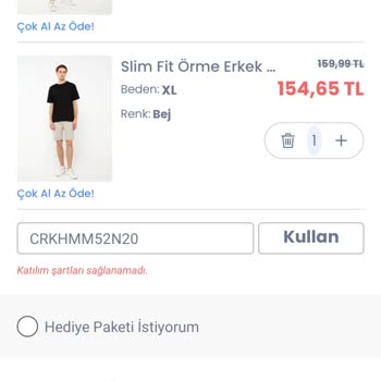 LCW Kupon Şartı Sağlanmıyor