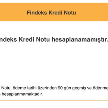 Findeks Kredi Notu Yanlışlığı