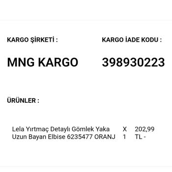 Lela Giyim Ücret İadesi Ve Ulaşamamak