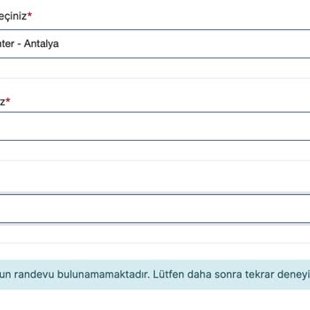 VFS Global Vize Randevusu Asla Bulunamıyor!