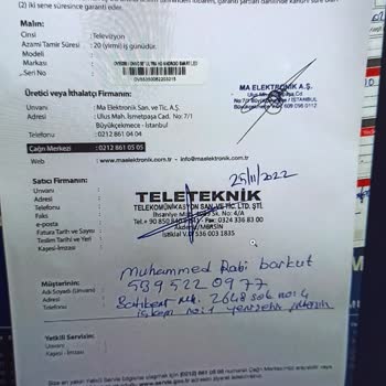 Onvo Televizyon Arızası 28.03.2023 Ten Arızalı Bugün Ayın 03.07.2023