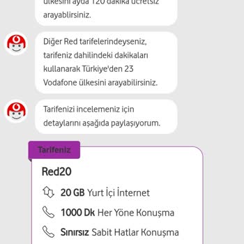 Vodafone Yurt Dışı Arama Ücreti İptali