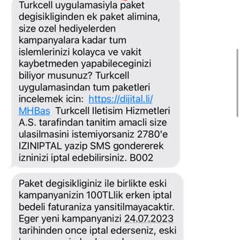 Turkcell Tarife Değişikliği Çifte Standart Uyguluyor