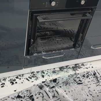 Kumtel Ankastre Fırın Camı Patladı