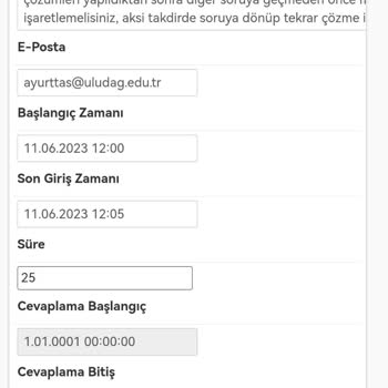 Odev.hatti (Instagram) Analiz Ve Metrik Uzaylar Sınavı Ücret İadesi