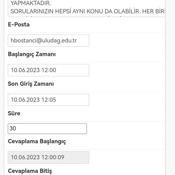 Odev.hatti (Instagram) Analiz Ve Metrik Uzaylar Sınavı Ücret İadesi