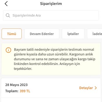 Trendyol Ürün Kargoya Verilmiyor