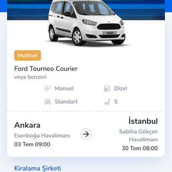Yolcu360 Central Rent A Car'dan Yapılan Rezervasyonum İptal Edildi