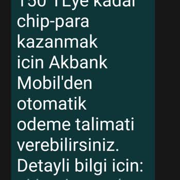 Akbank 150 TL Çip Vaadini Yerine Getirmedi!