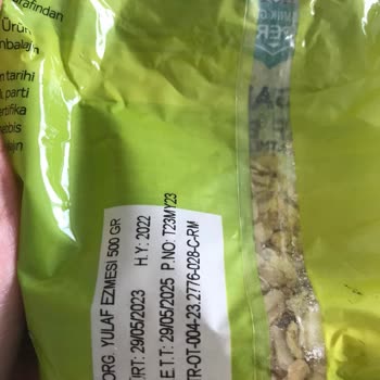 Tire Organik Gıda Ürünleri Tire Organik Ürünleri Küflü Yulaf Ezmesi Satıyor (BİM Market)