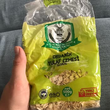 Tire Organik Gıda Ürünleri Tire Organik Ürünleri Küflü Yulaf Ezmesi Satıyor (BİM Market)