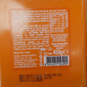 Tahsildaroğlu Bozuk Ve Kokmuş Peynir Zehirlenmesi