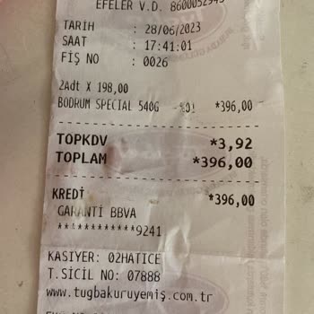 Tuğba Kuruyemiş Bodrum Şubesi Daha Pahalı Satıyor