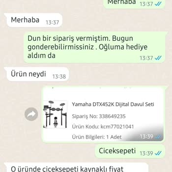 Çiçek Sepeti Fiyatın Arkasında Durmadı. Siparişimi İptal Etti.